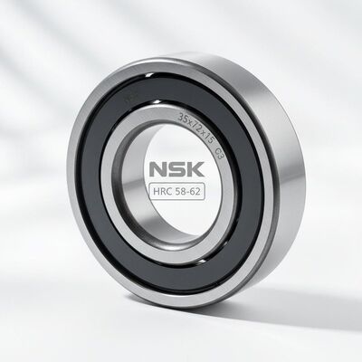 35x72x15mm NSK Ball Bearing with C3 Clearance and HRC 58-62 Hardness for Industrial Machinery